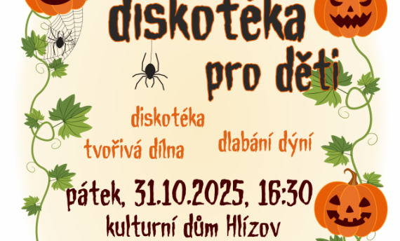 Strašidelná diskotéka pro děti - dlabání dýní Strašidelná diskotéka pro děti - dlabání dýní