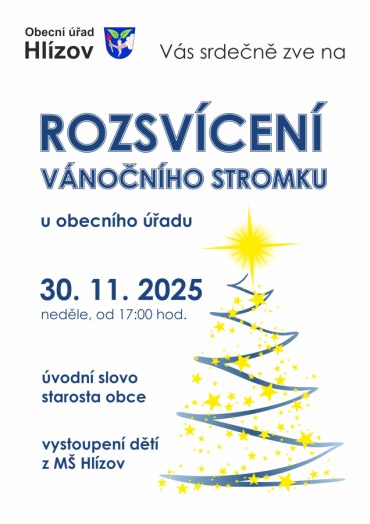 Rozsvícení vánočního stromku