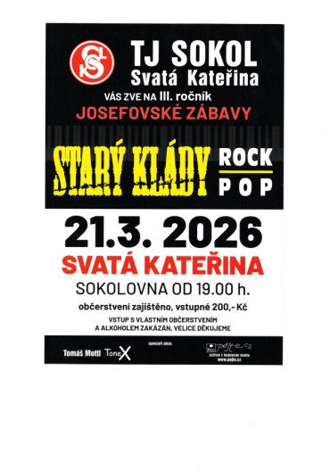 Josefovská zábava ve Svaté Kateřině