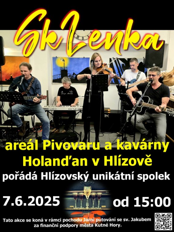 Koncert folk-rockové kapely SKLenka