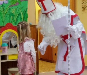 Mikuláš a čert ve školce