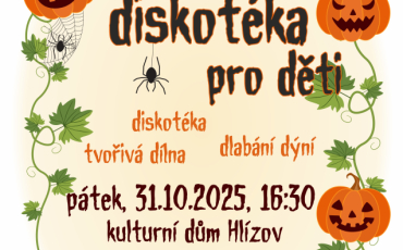Strašidelná diskotéka pro děti - dlabání dýní Strašidelná diskotéka pro děti - dlabání dýní