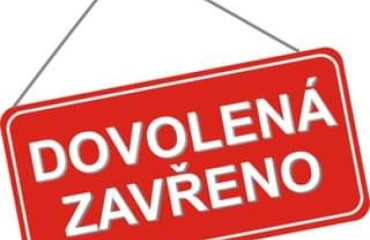 Dovolená od 12. 3. 2026 do 13. 3. 2026