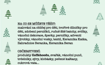 Pozvánka na 4. ročník vánočního jarmarku Pozvánka na 4. ročník vánočního jarmarku